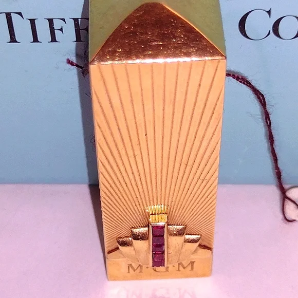 Tiffany & Co. MGM Studios Ruby Art Deco YG Custom Made for Your STAR - Picture 7 of 7